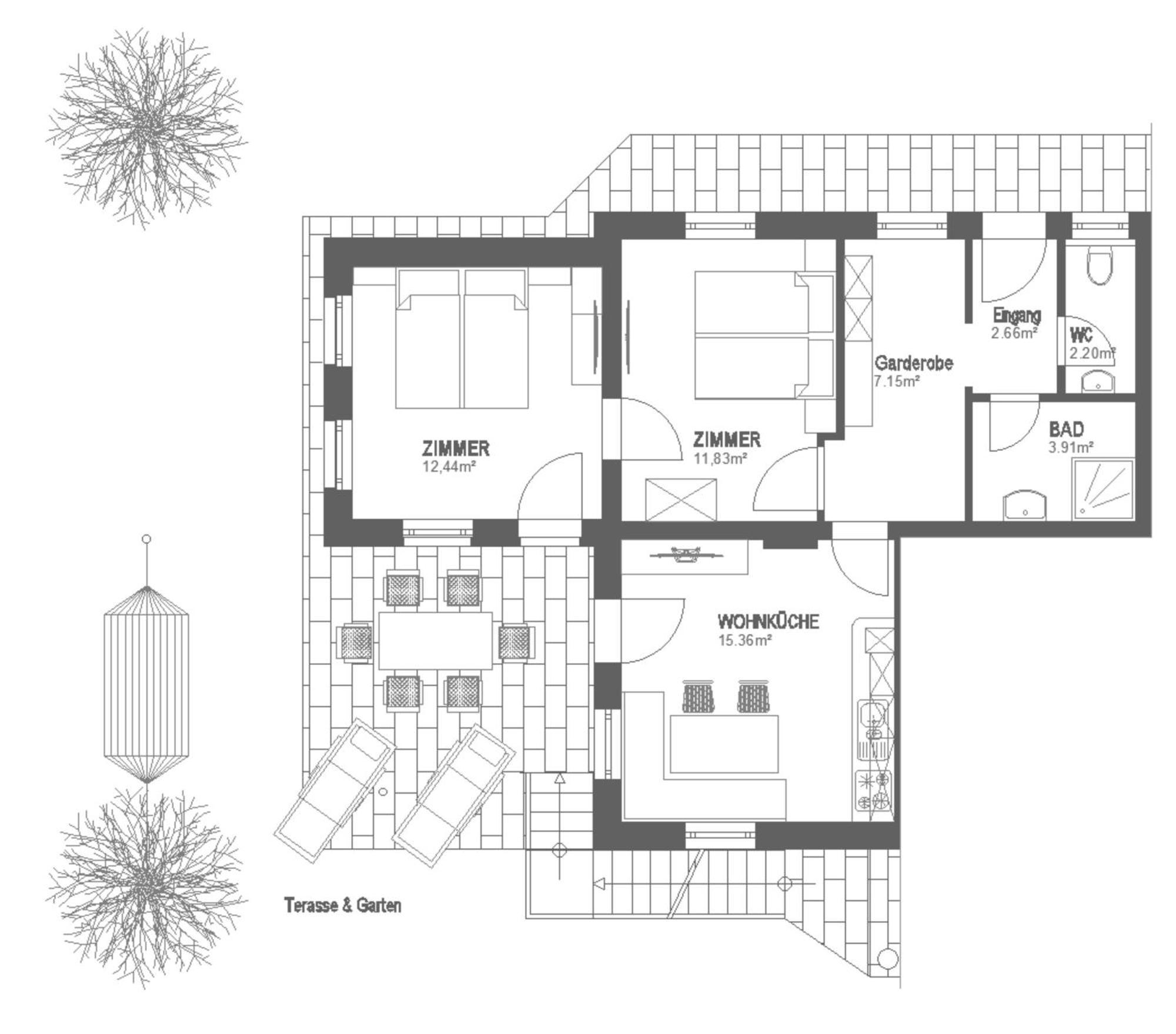 רמסאו אים זילרטל Appartement Tamara מראה חיצוני תמונה